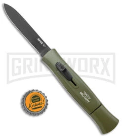 AKC 007 Concord NATO Military OD Green OTF Automatic Knife - Black Flat 9 AKC 007 Concord NATO Military OD Green OTF Automatic Knife - Black Flat -Akc AKC 007 Concord NATO Military OTF Auto Green Black Flat BHQ 138956 jr bottlecap large