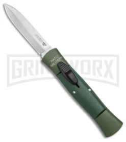Akc 26 AKC 007 Concord NATO Military OD Green OTF Automatic Knife - Satin Dagger