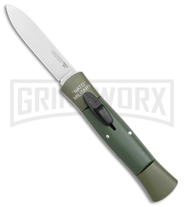 AKC 007 Concord NATO Military OD Green OTF Automatic Knife - Satin Flat 3 AKC 007 Concord NATO Military OD Green OTF Automatic Knife - Satin Flat