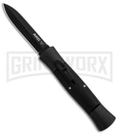 AKC 007 Concord Black OTF Automatic Knife - Dagger Black