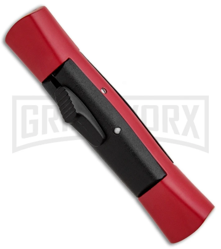 AKC 007 Concord Red/Black OTF Automatic Knife - Flat Black 4 AKC 007 Concord Red/Black OTF Automatic Knife - Flat Black - Image 2