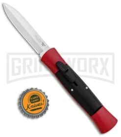 AKC 007 Concord Red/Black OTF Automatic Knife - Dagger Satin 9 AKC 007 Concord Red/Black OTF Automatic Knife - Dagger Satin -Akc AKC 007 Concord OTF Red Satin Dagger GX 30498 jr bottlecap large