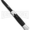 AKC 077 Concord Polish/Black OTF Automatic Knife - Dagger Black -Akc AKC 077 Concord Polish Blackdagger black BP25717 er large