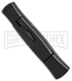 AKC 077 Concord Black OTF Automatic Knife - Dagger Black Plain -Akc AKC 077 concord black black dagger BHQ 75607 er spine large