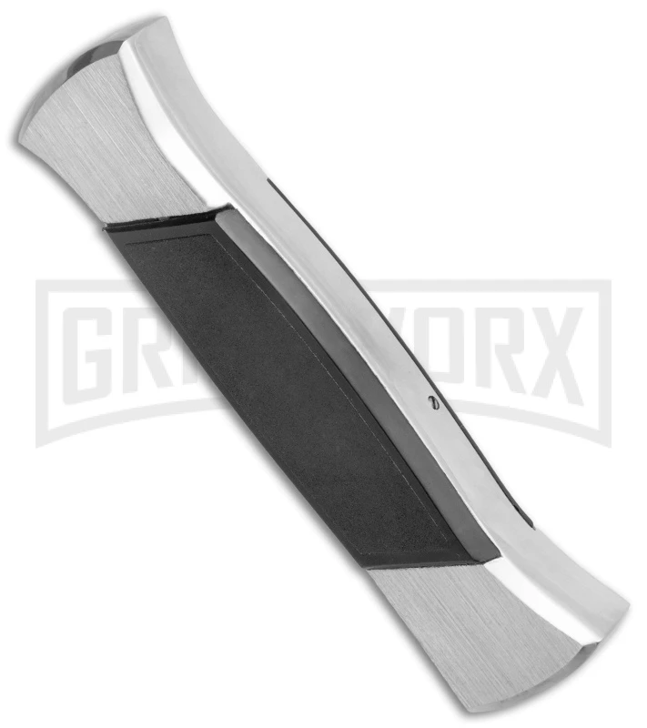 AKC 777 Blackfinger Brushed Aluminum OTF Automatic Knife - Dagger Black Plain 5 AKC 777 Blackfinger Brushed Aluminum OTF Automatic Knife - Dagger Black Plain - Image 3