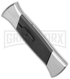 Akc -Akc AKC 777 Blackfinger Dagger OTF Auto Brushed Black BHQ 138853 jr spine large