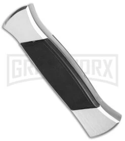 AKC 777 Blackfinger Brushed Aluminum OTF Automatic Knife - Black Tanto 8 AKC 777 Blackfinger Brushed Aluminum OTF Automatic Knife - Black Tanto -Akc AKC 777 Blackfinger OTF Auto Brushed Aluminum Black Black Tanto BHQ 153398 jr side large