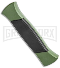 AKC 777 Blackfinger Green/Black OTF Automatic Knife - Black Plain 8 AKC 777 Blackfinger Green/Black OTF Automatic Knife - Black Plain -Akc AKC 777 Blackfinger OTF Auto Green Black Black Flat BHQ 138920 jr side large