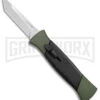 AKC 777 Blackfinger Green/Black OTF Automatic Knife - Satin Tanto 2 AKC 777 Blackfinger Green/Black OTF Automatic Knife - Satin Tanto -Akc AKC 777 Blackfinger OTF Auto Green Black SW Tanto BHQ 152941 jr large