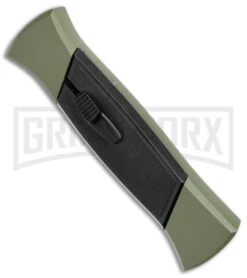 Akc -Akc AKC 777 Blackfinger OTF Auto Green Black SW Tanto BHQ 152941 jr spine large