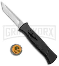 AKC 777 Blackfinger Black OTF Automatic Knife - Stonewash Tanto 9 AKC 777 Blackfinger Black OTF Automatic Knife - Stonewash Tanto -Akc AKC 777 Blackfinger Tanto OTF Auto Black SW BHQ 87413 jr bottlecap 2 large