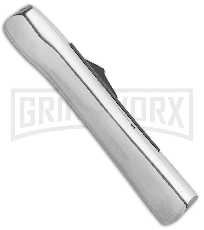 AKC Concord Polish/Black OTF Automatic Knife - Dagger Satin Plain 5 AKC Concord Polish/Black OTF Automatic Knife - Dagger Satin Plain - Image 3