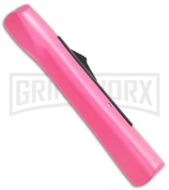 AKC Concord Hot Pink OTF Automatic Knife - Satin Plain -Akc AKC Concord Dagger OTF Hot Pink BHQ 72006 jr side large