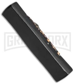 AKC Minion Concord Leopard OTF Automatic Knife - Flat Black Plain 7 AKC Minion Concord Leopard OTF Automatic Knife - Flat Black Plain -Akc AKC Concord Minion Leopard Flat Blk BP 18949 jr side large