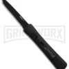 AKC Concord Black OTF Automatic Knife - Tanto Black Plain -Akc AKC Concord Tanto Black Black BHQ 90285 er large