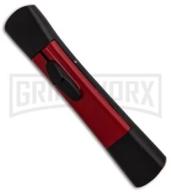 AKC Concord Black/Red OTF Automatic Knife - Tanto Black Plain -Akc AKC Concord Tanto Black Red Black BHQ 90288 er spine large