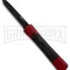 AKC Concord Red/Black OTF Automatic Knife - Tanto Black Plain -Akc AKC Concord Tanto Red Black Black BHQ 90289 er large