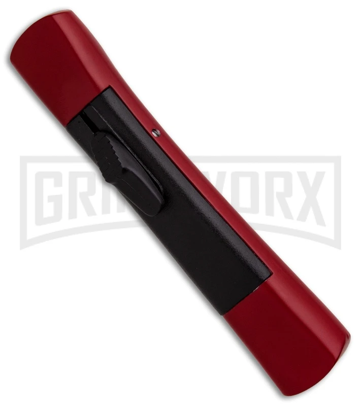 AKC Concord Red/Black OTF Automatic Knife - Tanto Black Plain 5 AKC Concord Red/Black OTF Automatic Knife - Tanto Black Plain - Image 3