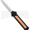 AKC F-16 Copper D/A OTF Automatic Knife - Dagger Satin Plain -Akc AKC F 16 BHQ Exclusive Copper Dagger Satin Plain GX 30993 er large