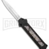 AKC F-16 Diamondback D/A OTF Automatic Knife - Bayo Satin Plain -Akc AKC F 16 DA Bayo OTF Auto Diamondback Satin BHQ 131609 jr large