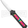 AKC F-16 Tie Dye D/A OTF Automatic Knife - Bayo Satin Plain -Akc AKC F 16 DA Bayo OTF Tie Dye Satin BHQ 143649 jr large