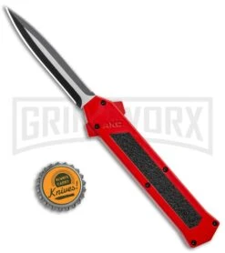 AKC F-16 Red D/A Dagger OTF Automatic Knife - Dagger Two Tone Plain 9 AKC F-16 Red D/A Dagger OTF Automatic Knife - Dagger Two Tone Plain -Akc AKC F 16 DA Dagger OTF Auto Red TT BHQ 112389 jr bottlecap large