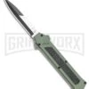 AKC F-16 OD Green D/A OTF Automatic Knife - Bayo Two TonePlain -Akc AKC F 16 OD Green D A OTF Automatic Knife Bayo Two TonePlain GX 35588 LS large
