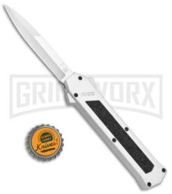 AKC F-16 White D/A OTF Automatic Knife - Bayo Satin Plain 9 AKC F-16 White D/A OTF Automatic Knife - Bayo Satin Plain -Akc AKC F 16 White DA OTF Bayo Satin Plain BP 23853 jr bottlecap large