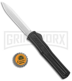 AKC F-20 Black CF D/A OTF Automatic Knife - Spear Point Satin Plain 9 AKC F-20 Black CF D/A OTF Automatic Knife - Spear Point Satin Plain -Akc AKC F 20 DA Dagger OTF Auto Black CF Satin BHQ 140496 jr bottlecap large