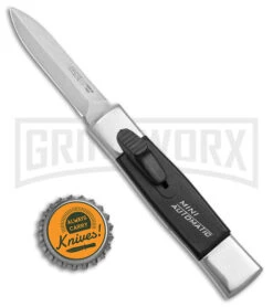 AKC Minion Concord Polish/Black OTF Automatic Knife - Satin Dagger 9 AKC Minion Concord Polish/Black OTF Automatic Knife - Satin Dagger -Akc AKC Minion Concord Polish Black OTF Auto Satin Dagger GX 41033 jr bottlecap large