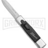 AKC Minion Concord Polish/Black OTF Automatic Knife - Satin Dagger -Akc AKC Minion Concord Polish Black OTF Auto Satin Dagger GX 41033 jr large