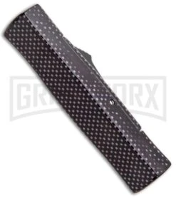 AKC Minion Concord Sim Carbon Fiber OTF Automatic Knife - Black Flat 8 AKC Minion Concord Sim Carbon Fiber OTF Automatic Knife - Black Flat -Akc AKC Minion Concord Slim CF OTF Auto Black Flat GX 33108 jr side large