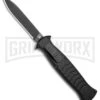 AKC X-treme EVO Black OTF Automatic Knife - Black Plain -Akc AKC X treme EVO OTF Auto Black Black BHQ 105415 jr large