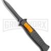 AKC X-treme EVO Black / Orange Slide OTF Automatic Knife - Black Plain Dagger 1 AKC X-treme EVO Black / Orange Slide OTF Automatic Knife - Black Plain Dagger -Akc AKC X treme EVO OTF Automatic Knife Black Orange Slide 3.5 Black Dagger BHQ 119626 LS large