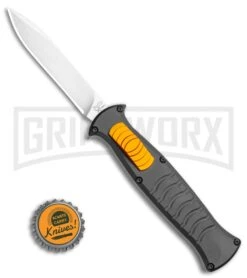 AKC X-treme EVO Black / Orange Slide OTF Automatic Knife - Satin Plain 9 AKC X-treme EVO Black / Orange Slide OTF Automatic Knife - Satin Plain -Akc AKC X treme EVO OTF Automatic Knife Black Orange Slide 3.5in Satin BHQ 114879 LS Bottlecap large