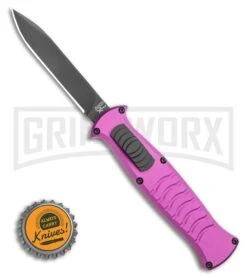 AKC X-treme EVO OTF Automatic Knife - Purple Black Plain -Akc AKC X treme EVO OTF Automatic Knife Purple 3.5 Black BHQ 120293 LS Bottlecap large