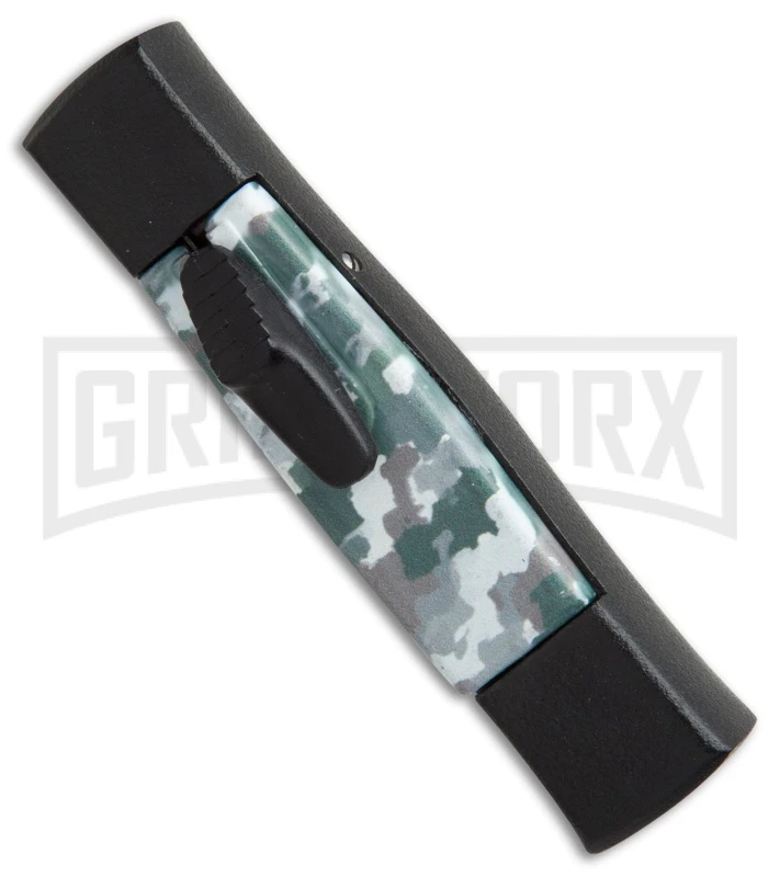 AKC Minion Concord Arctic Camo OTF Automatic Knife - Black Flat 5 AKC Minion Concord Arctic Camo OTF Automatic Knife - Black Flat - Image 3