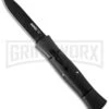 AKC 007 Concord Black OTF Automatic Knife - Black Flat -Akc akc concord 007 black black flat cm large