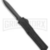 AKC F-20 Black D/A OTF Automatic Knife - Dagger Black Plain 2 AKC F-20 Black D/A OTF Automatic Knife - Dagger Black Plain -Akc akc f 20 da otf auto black aluminum black dagger BHQ 177898 jr large