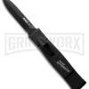 AKC Minion Concord Black OTF Automatic Knife - Dagger Black Plain 1 AKC Minion Concord Black OTF Automatic Knife - Dagger Black Plain -Akc akc mini concord black large