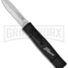 AKC Minion Concord Black OTF Automatic Knife - Dagger Satin Plain -Akc akc minion mini automatic otf bhq 50710 jr large