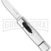 AKC Minion Concord Polished OTF Automatic Knife - Flat Grind Polish Plain -Akc akc minion polished single edge bhq 33813 jr large