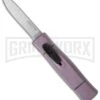 AKC Minion Concord Purple OTF Automatic Knife - Satin Plain 1 AKC Minion Concord Purple OTF Automatic Knife - Satin Plain -Akc akc minion satin flat purple BHQ 36362 dl large