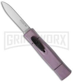 Akc 37 AKC Minion Concord Purple OTF Automatic Knife - Satin Plain