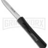 AKC Concord Black OTF Automatic Knife - Dagger Satin Plain -Akc akc otf black concord 12 large